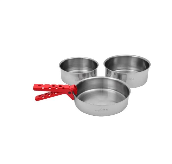 NURGAZ KROM TENCERE TAVA SETİ