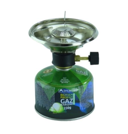 Orgaz Rüzgarlıklı Kamp Ocak | 230 Gram Tüplü Set