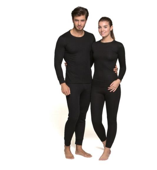 Thermoform Ribana Unisex Siyah Termal İçlik Takım