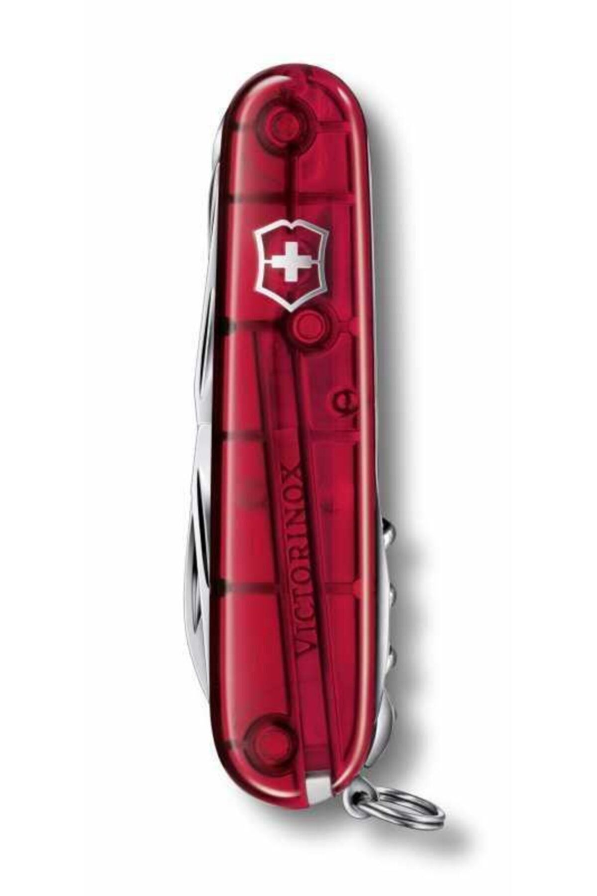Victorinox Çakı 1.3713.t Huntsman 15 Fonk Şeffaf Kırmızı İsviçre