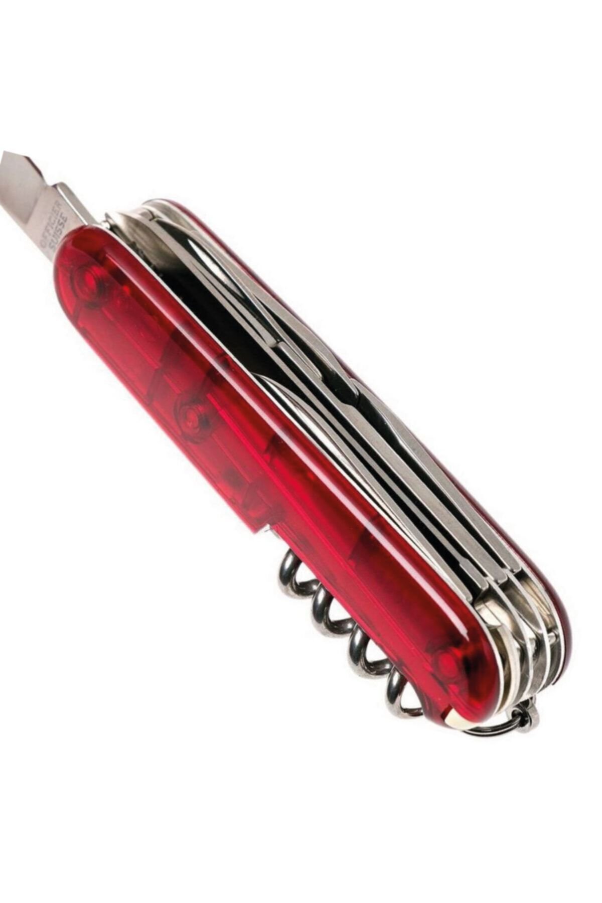 Victorinox Çakı 1.3713.t Huntsman 15 Fonk Şeffaf Kırmızı İsviçre