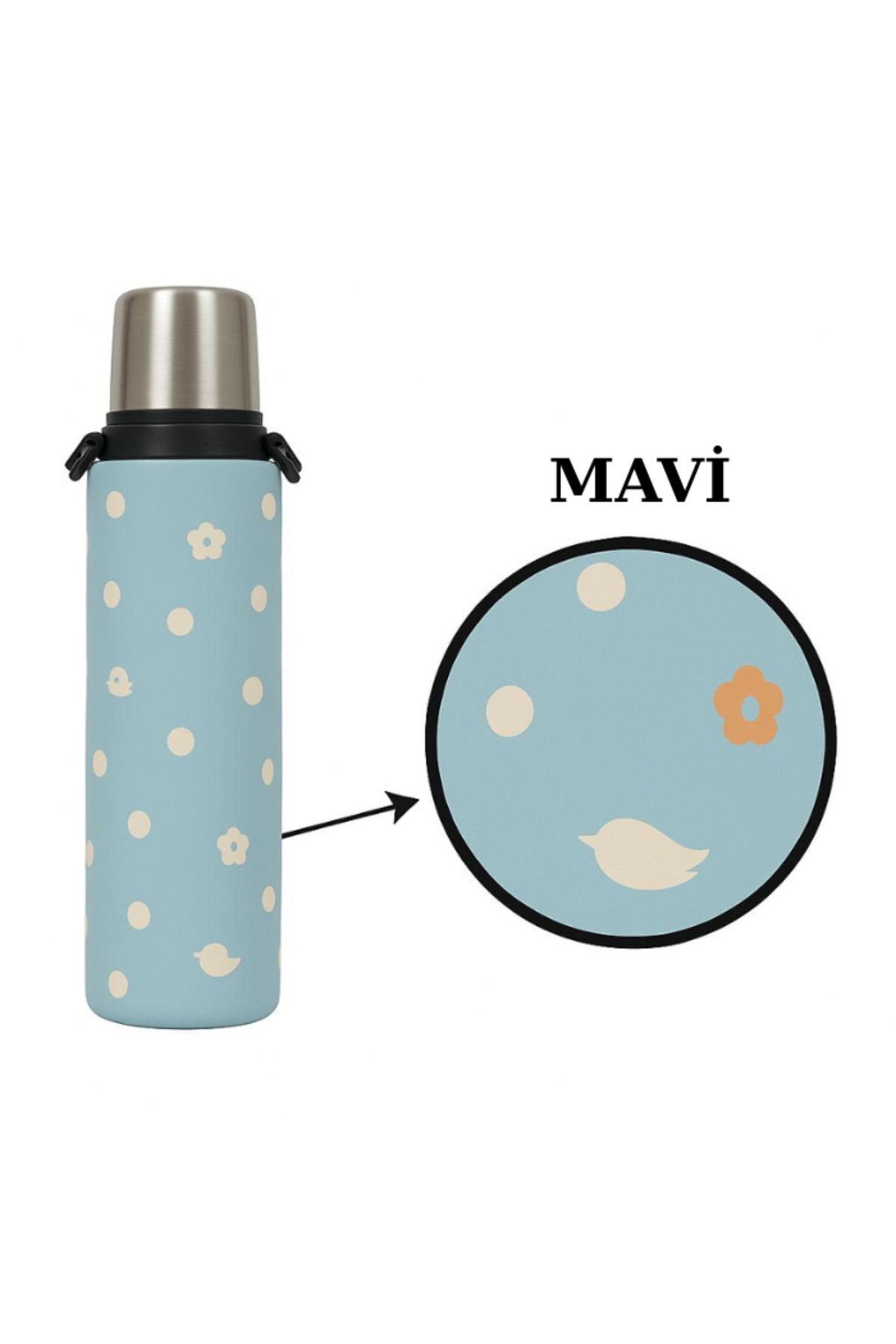 Klasik 1.9 Lt. ile Uyumlu Omuz Askılı Termos Kılıfı