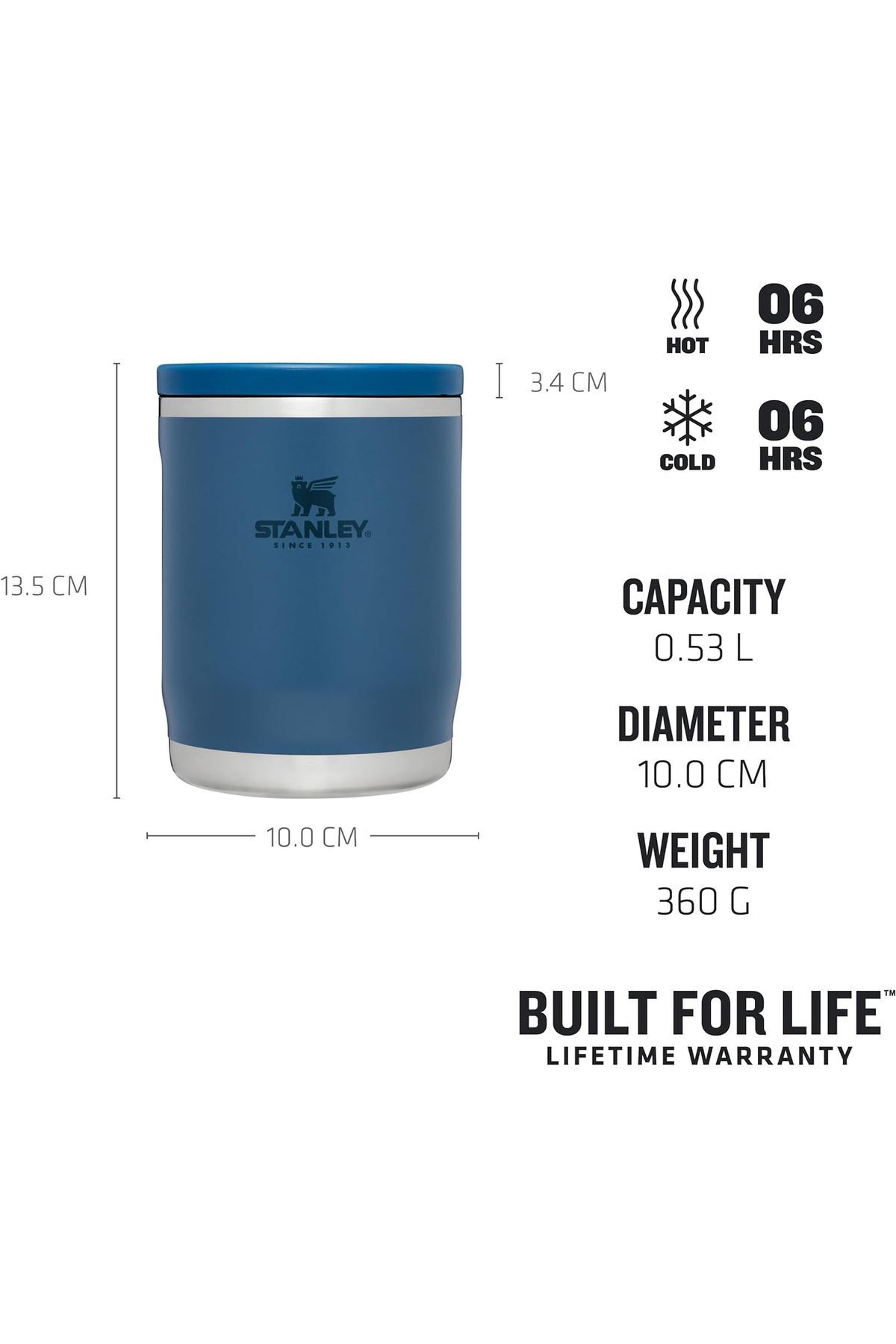 Stanley The Adventure To-Go Food Jar .53L / 18oz Abyss