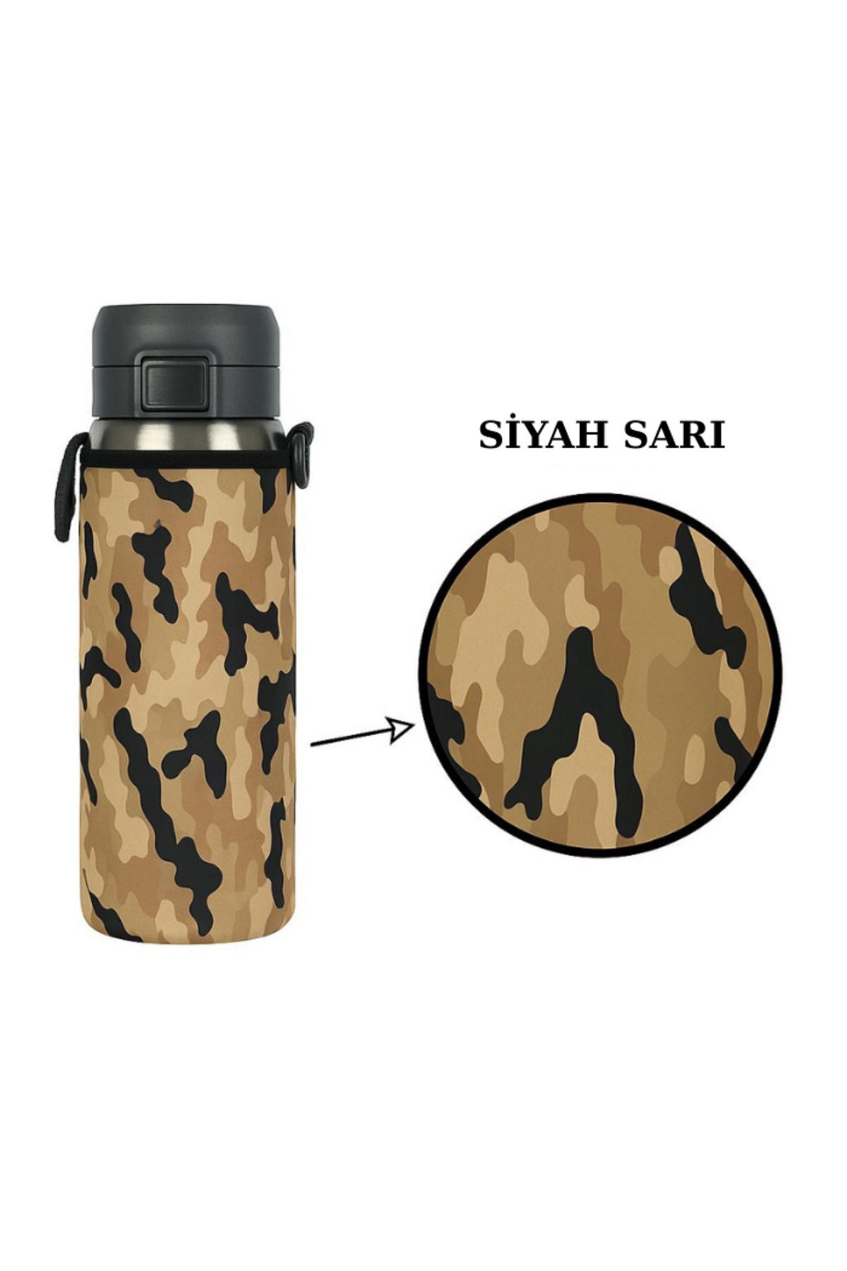 Quick Flip 0.70 Lt. ile Uyumlu Omuz Askılı Termos Kılıfı