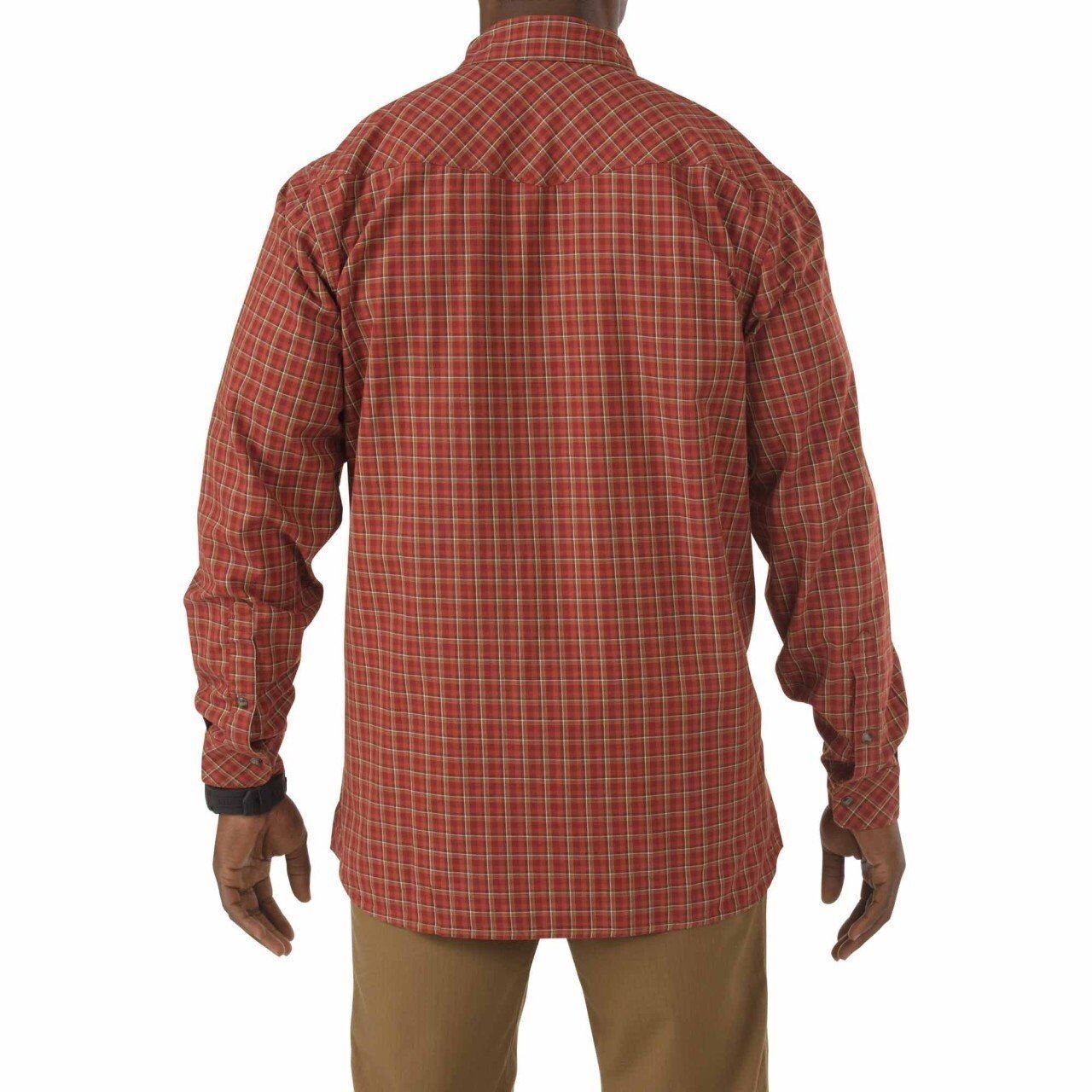 5.11 FLANNEL L/S GOMLEK KIRMIZI