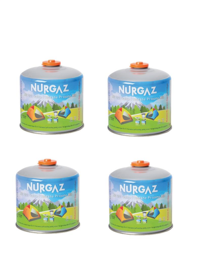 NURGAZ 450 GR VİDALI KARTUŞ 4 LÜ