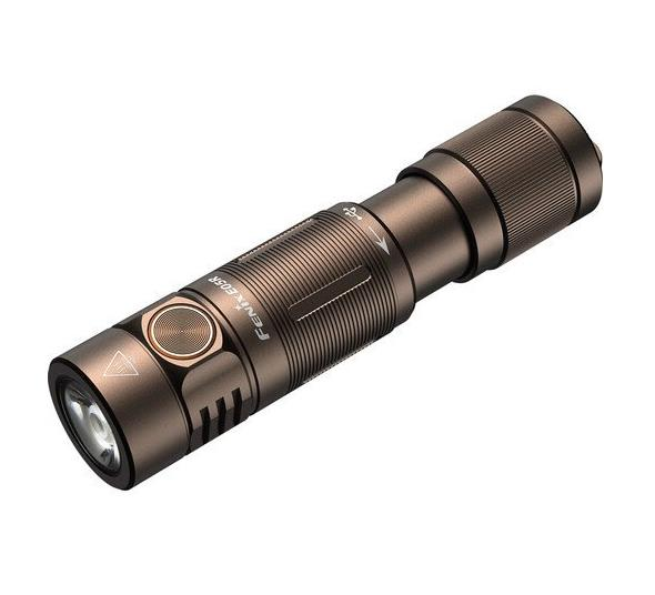 Fenix E05R 400 Lümen Anahtarlık Fener KAHVE