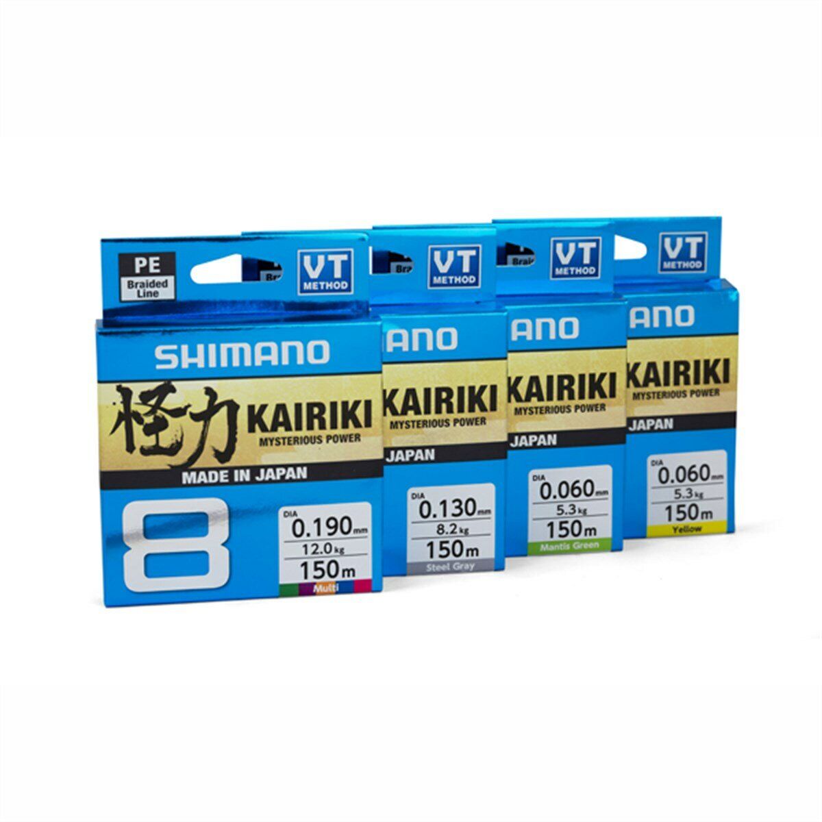 Shimano Kairiki 8 Kat 300 m. Multi Color İp Misina