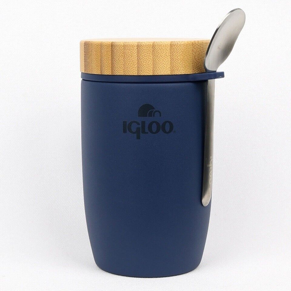 Igloo Bamboo Yemek Termosu 500ml-LACİVERT