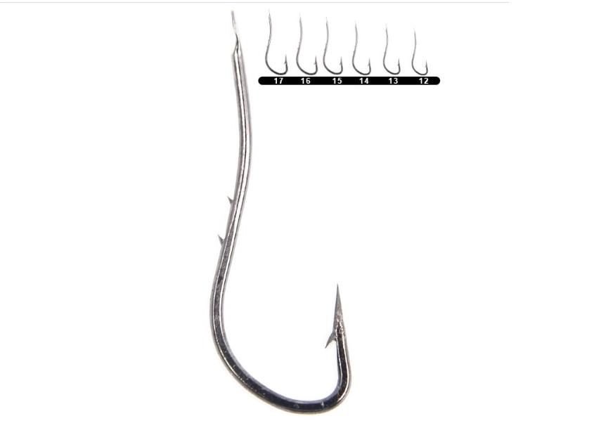 Youvella 1316 Çift Tırnaklı Canlı Yem İğnesi 100'lü Kutu Black Nikel