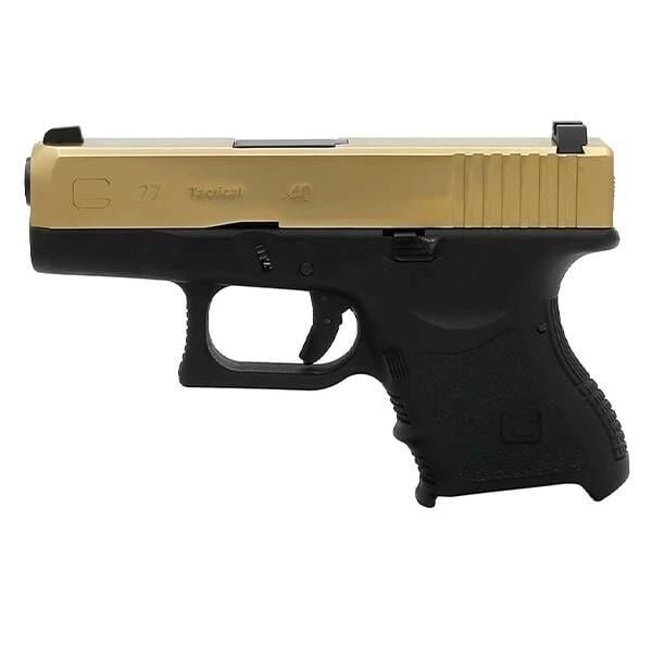 We Glock 27 Gen3 Titanium Gold Airsoft Tabanca