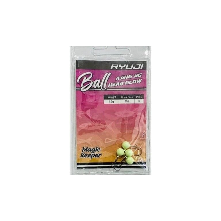 Ryuji Ball Ajing Glow Jighead 5 Adet 10 No