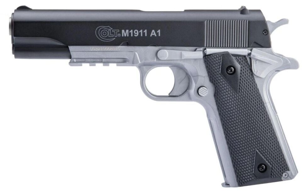 CYBERGUN COLT M1911 A1 DUAL TONE BLACK YAYLI AIRSOFT TABANCA