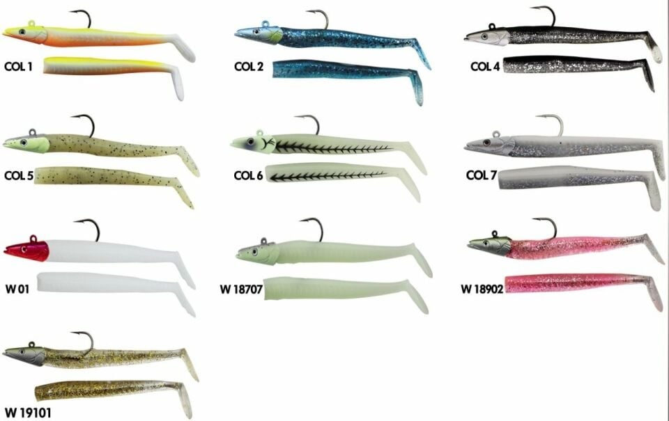 Effe Sasi Sardine 11 cm. 21,5 g. Sahte Silikon (1 Kafa + 2 Gövde)
