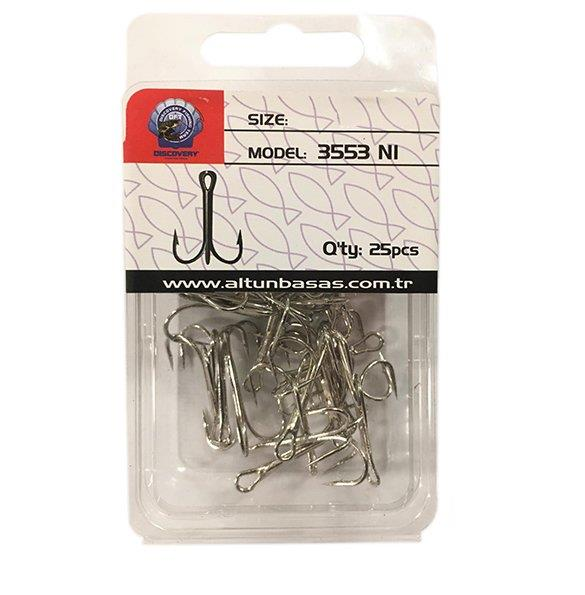 DFT 3553 3lü Olta İğnesi No:08 1/25