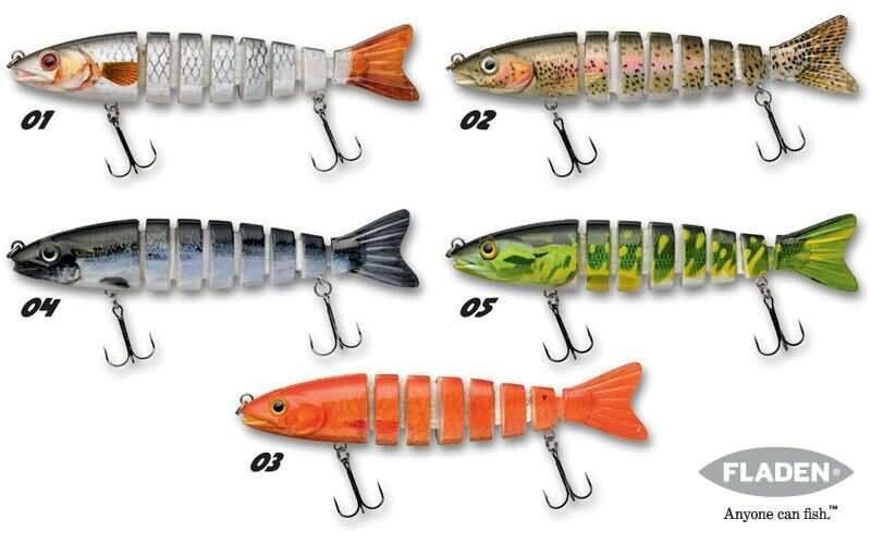 Fladen Realistic Multi-Jointed Fred Maket Balık **TURNA KATİLİ**