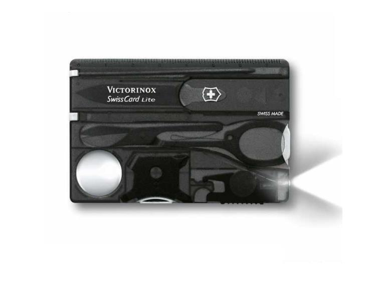 Victorinox 0.7333.T3 SwissCard Lite Onyx