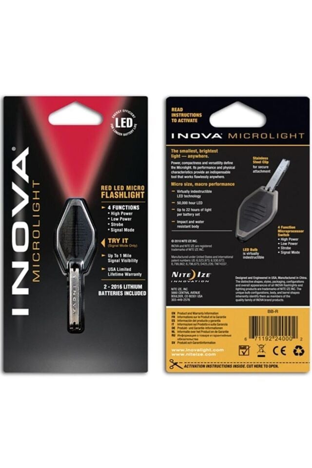 UV led Microlight EL FENERİ+ANAHTARLIK+SİNYAL LAMBASI