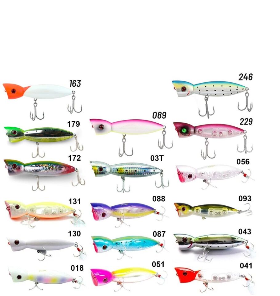 Fujin La-Nina Maket Balık Su Üstü Popper