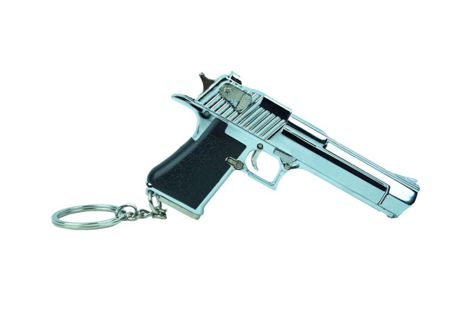 Desert Eagle Tabanca Gerçekçi Sökülebilir ve Kurulabilir Anahtarlık