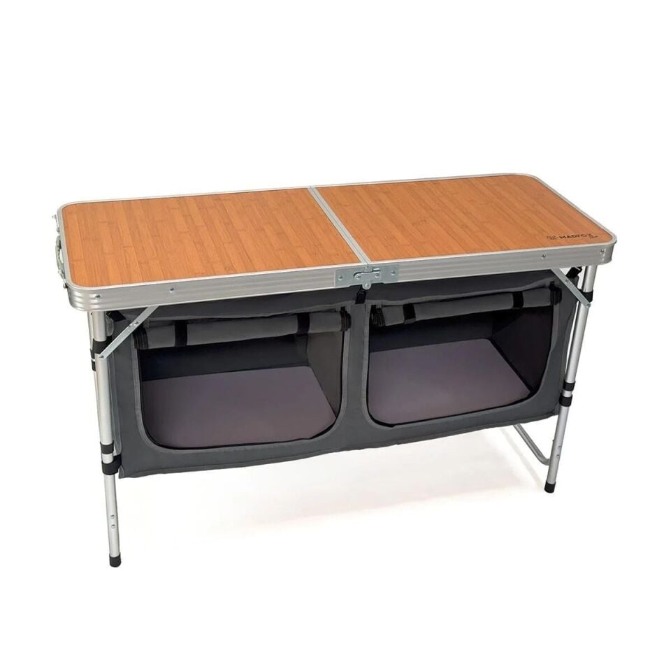 Madfox Nova Katlanır Kamp Masası Ahşap