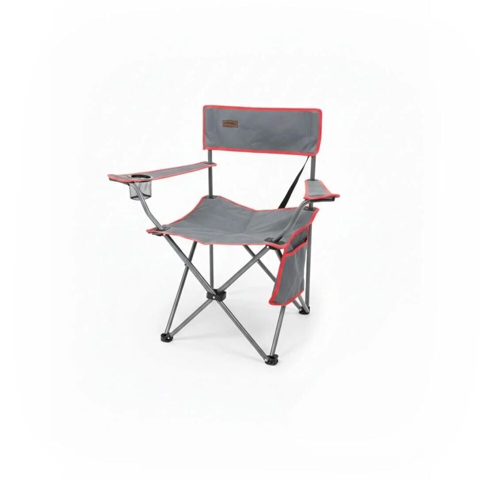 Madfox TrekMate Strap Katlanır Outdoor Koltuk KIRMIZI