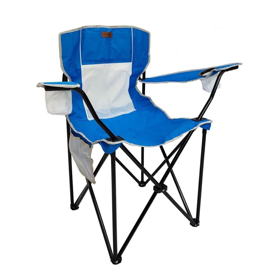 Madfox Harbor Katlanır Kamp Sandalyesi MAVİ