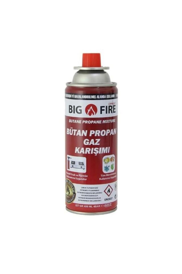 Big Fire Power 227gr Valfli Gaz Kartuşu Tekli Set
