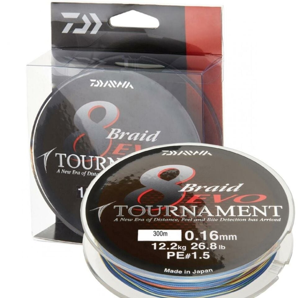 Daiwa Tournament 8B Evo Multi Color 300m İp Misina
