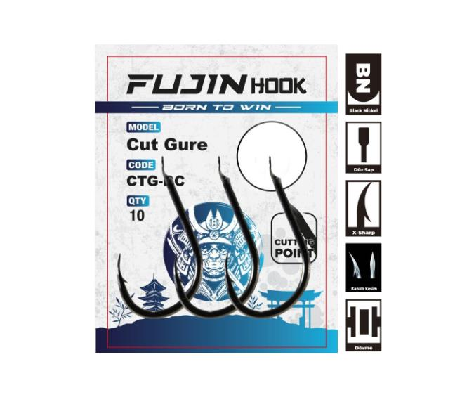Fujin Cut Gure Deliksiz Düz Olta Kancası