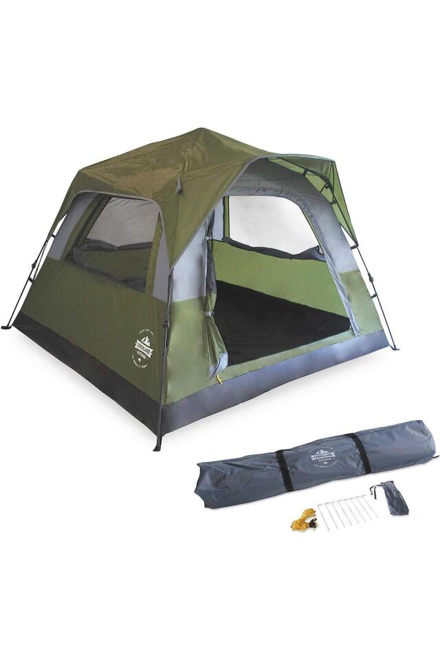 Where Tomorrow Fenstern Otomatik Çadır-YEŞİL