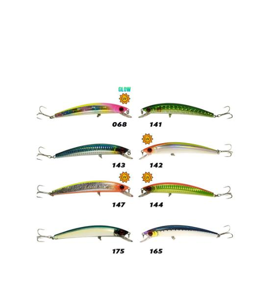 Fujin Crazy Minnow 110F 12gr Maket Balık