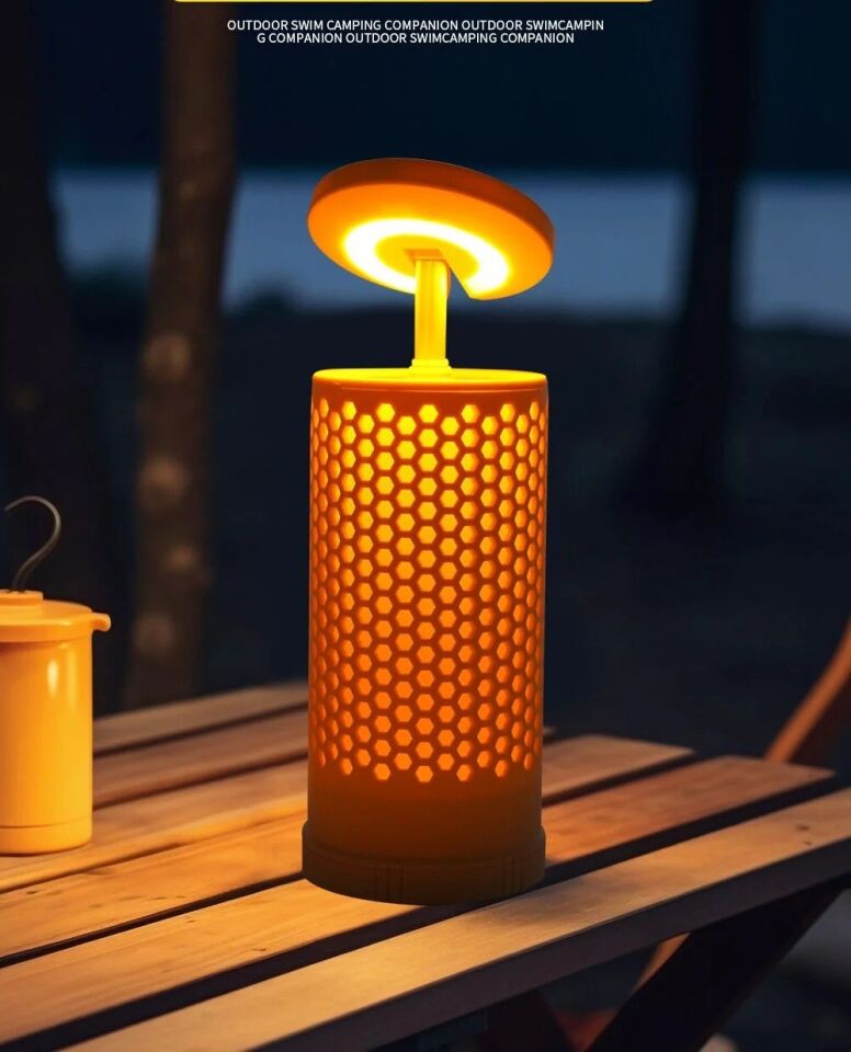 SHUFA GLAMPING Taşınabilir & Asılabilir Teleskopik LED Kamp Lambası