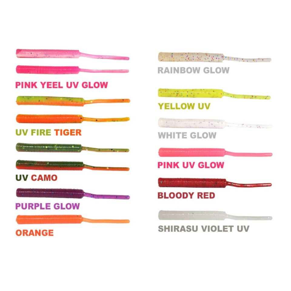 RYUJI TINY WORM TPR 5CM, 18AD YAPAY SUNİ YEM