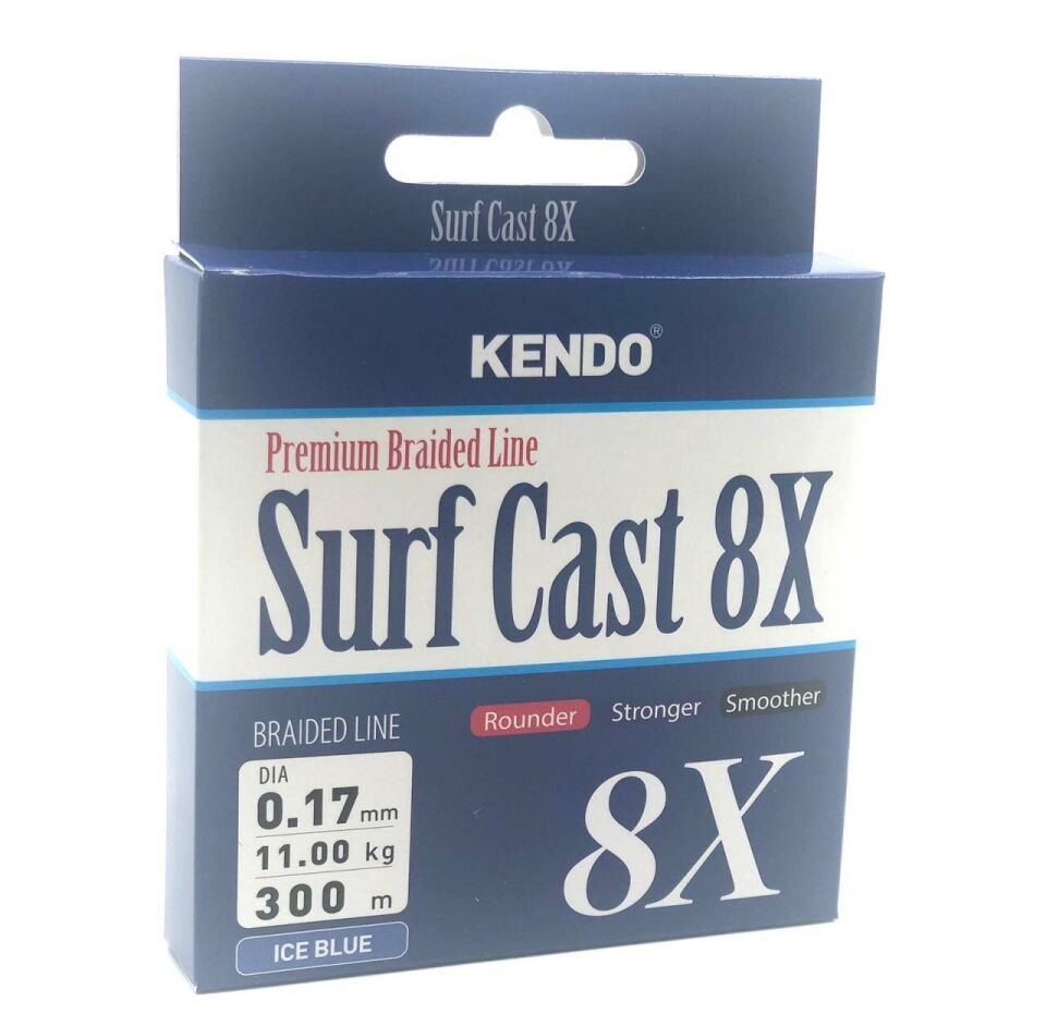 Kendo Surf Cast 8X Fıghtıng 300 mt Örgü İp ( ICE BLUE)