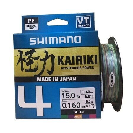 Shimano Kairiki 4 Kat Multi Color 150 mt. İp misina