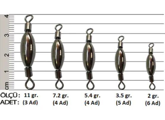 Effe Bilyalı Çift Tarafı Fırdöndülü Kurşun