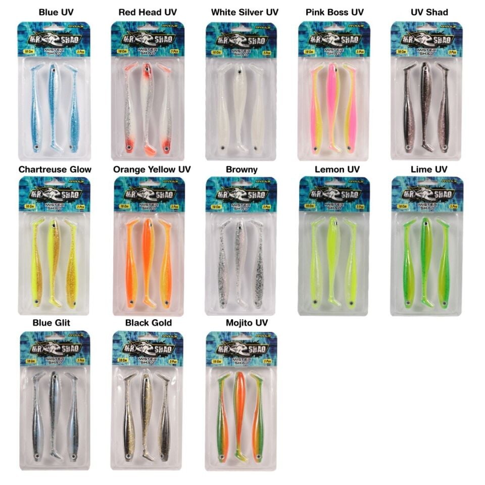 RYUJI MISTER SHAD 10CM, 7GR (3AD)