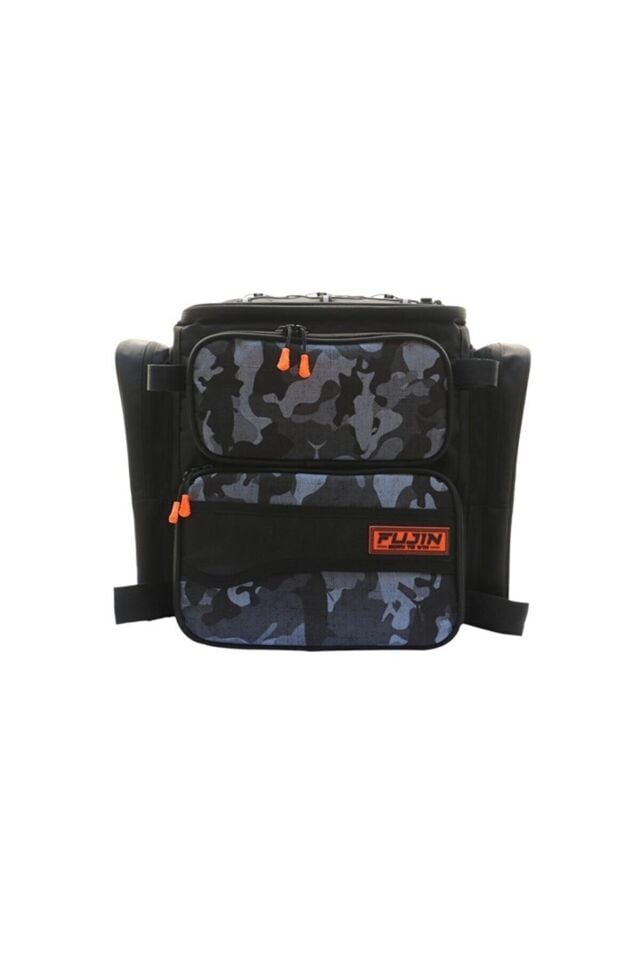Fujin Black Camo Back Pack - Balıkçı Sırt Çantası