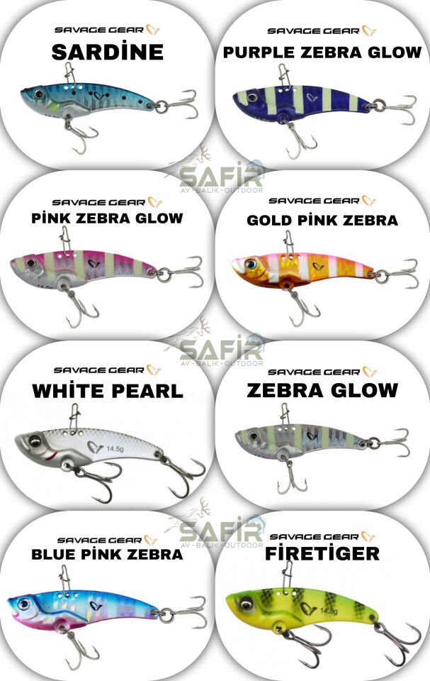 Savage gear 3D VIB Blade 5,5 cm 14,5gr Suni Yem