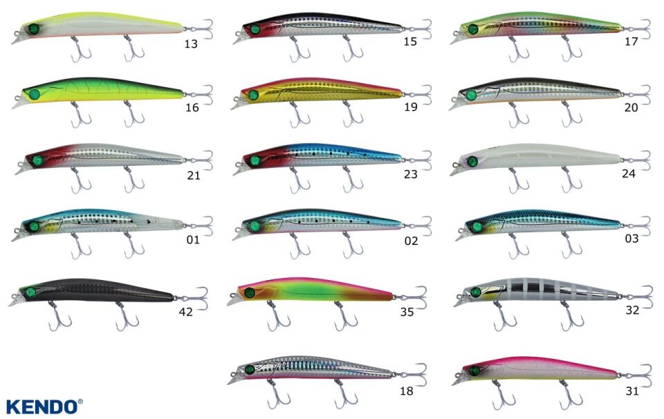 Kendo Haryu 12.5 cm 14.8g Floatıng Suni Yem