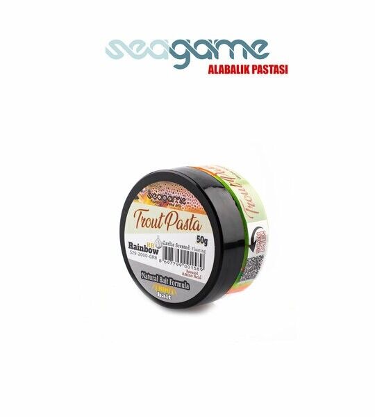 SEAGAME TROUT PASTA ALABALIK HAMURU SARIMSAK GÖKKUŞAĞI 50G