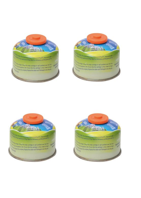 NURGAZ 80 GR VİDALI KARTUŞ 4 LÜ