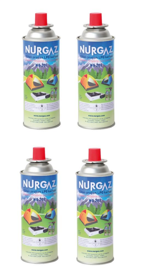 NURGAZ 220 GR KARTUŞ 4 LÜ