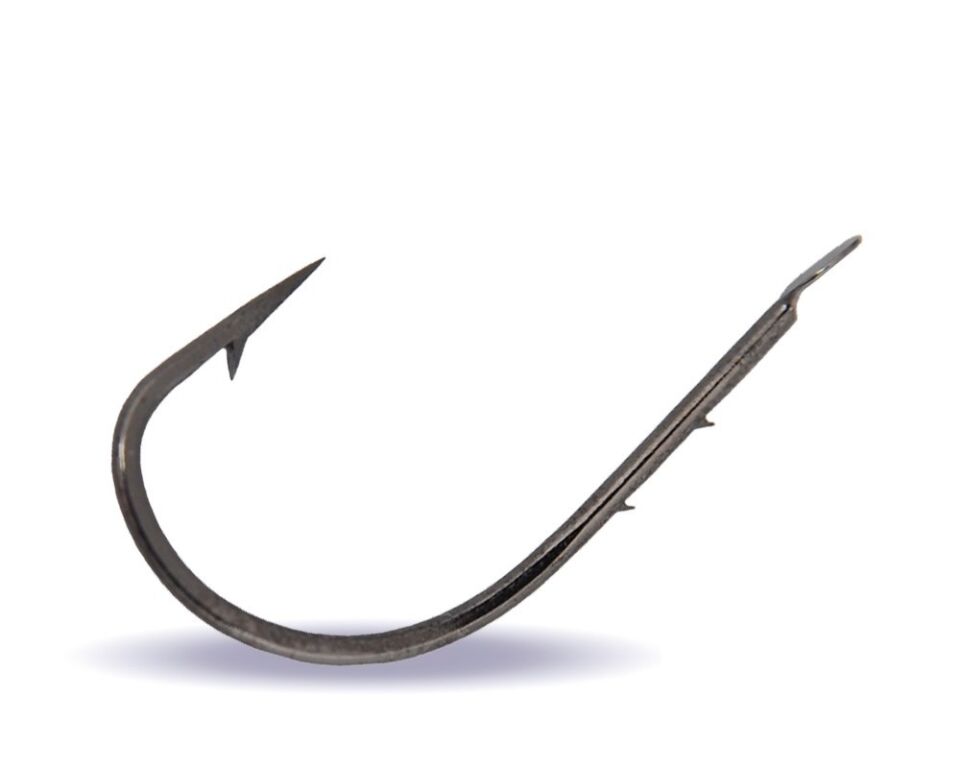 Youvella 1409 Kısa Gövde Tırnaklı Olta İğnesi 100'lü Kutu Black Nikel 4 No