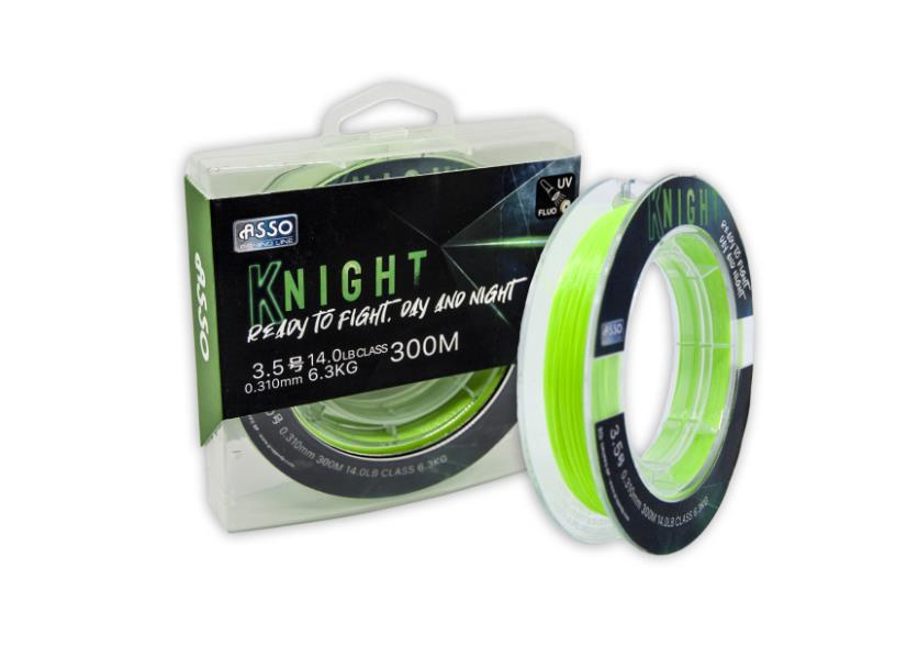 Asso Knight Surf FC COATED Line 300mt UV Fluo