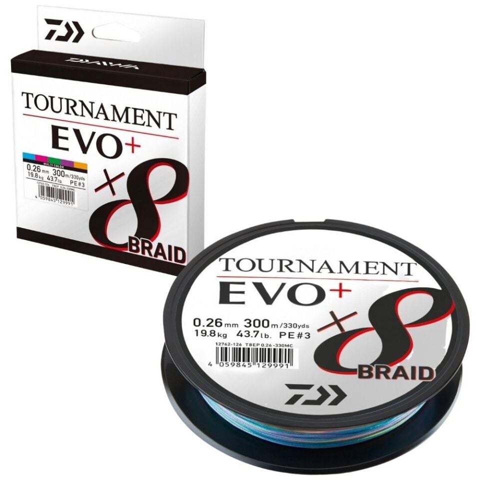 Daiwa Tournament EVO+ 8B Multicolor İp Misina (300m)